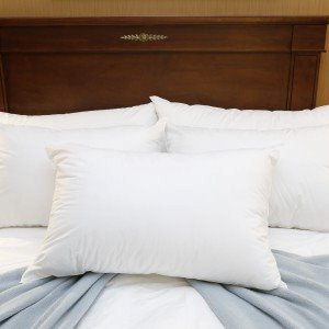 Royal Blue Intl - Bed Pillow Medium 20 X 26 Inch White Reusable - ID65S