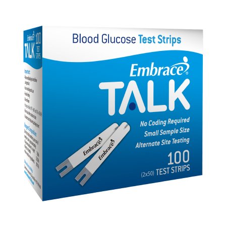 Embrace - Blood Glucose Test Strips Provides results in only 6 seconds For Blood Glucose System - APX03AB0304