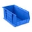 ULINE - Stackable Storage Bin Uline Blue Plastic 7 X 8 X 15 Inch - S-12419BLU