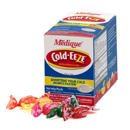 Medique - Cold and Cough Relief 13.3 mg Strength Lozenge 25 per Box - 45873