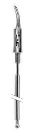 BR Surgical RS Series Endoscopic Shears Metzenbaum 33 cm Surgical Grade NonSterile Curved Blunt/Blunt - BR932-07610