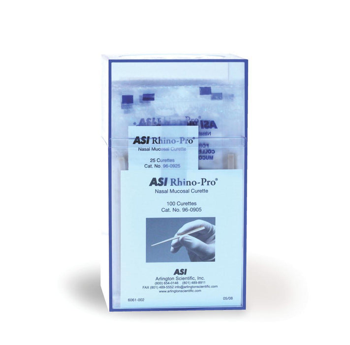 Arlington Scientific Rhino-Pro Nasal Curette Single-ended Handle Straight Cup Tip - SY-96-0905