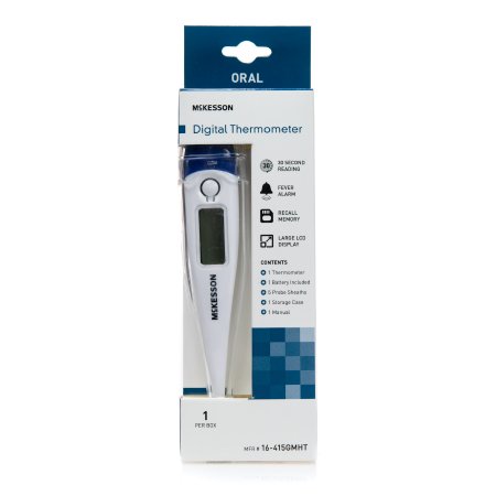 McKesson - Digital Stick Thermometer Oral Probe Handheld - 16-415GMHT
