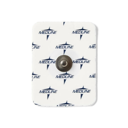 MedGel - ECG Snap Electrode Monitoring Non-Radiolucent Foam Backing 3 per Pack - Medline - MDSM611503CT