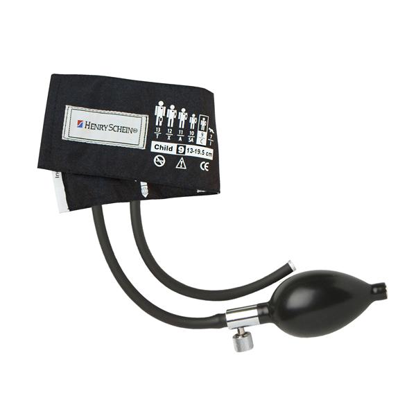Henry Schein Inflation System Bp Henry Schein Adcuff F/ Mrcrl Chld 9 Arm 50Cm/25 Blk Ea, 15 Ea/Ca - 865-9CBKHS