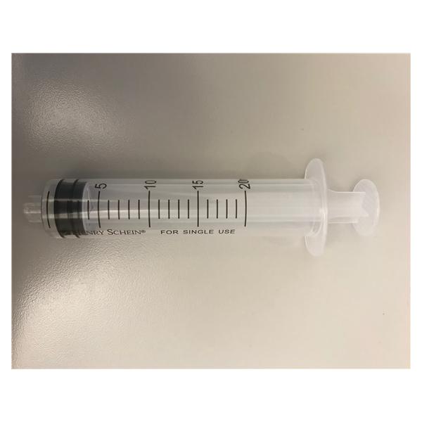 Henry Schein Syringe 20Cc Luer Lock W/O Needle _ 50/Bx, 10 Bx/Ca 112