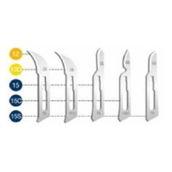 Henry Schein Blade Surgical #12B Carbon Steel Non-Sterile 10/Bx, 200 Bx/Ca - 4308