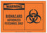 Brady - Door / Wall Sign Caution BIOHAZARD AUTHORIZED PERSONNEL ONLY - 19107153