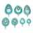 Vent Mask - Anesthesia Mask Elongated Style Adult One Size Fits Most Hook Ring - VR5100-20