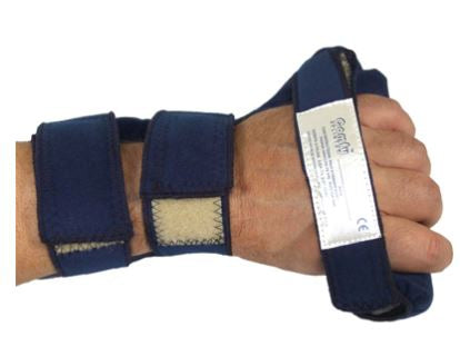 ComfySplints C-Grip - Contracture Hand Splint Foam / Terry Cloth / Steel Right Hand Blue Medium - 24-3041R
