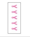 Key Surgical - Blank Instrument Tape Colored Identification Tape Pink, White Vinyl 1/4 Inch - T-718-0111