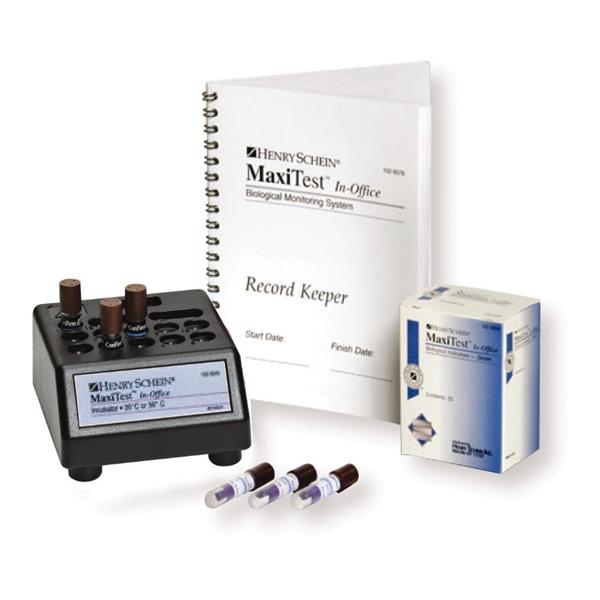 Henry Schein Biological Indicator In Office Maxitest Refill Latex Free 100/Bx, 4 Bx/Ca - CSBI100HS