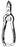 Econo - Nail Nipper Straight Jaws 4-1/2 Inch Length Pakistan Stainless Steel - 21-486