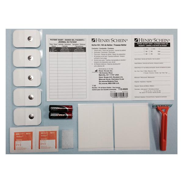 Henry Schein Prep Kit Holter 5 Lead Disposable 20/Bx - 1126920