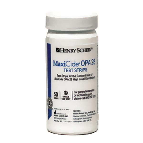 Henry Schein Strip Testing Maxicide Opa 28 50/Bt, 2 Bt/Ca - ML020137SCHEIN