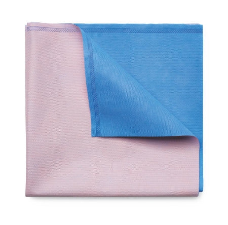 Gemini - Sterilization Wrap Blue / Pink 36 X 36 Inch Dual Layer SMS Polypropylene Steam / EO Gas / Hydrogen Peroxide - Medline - GEM5136T