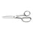 Fabrication Enterprises - Utility Shears 8-1/4 Inch Length Chrome Plated Carbon Steel Finger Ring Handle Straight Blunt Tip / Blunt Tip - 24-6500