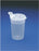 Fabrication Enterprises Graduated ADL Feeding Cup 8 oz. Clear Plastic Reusable - 60-1210