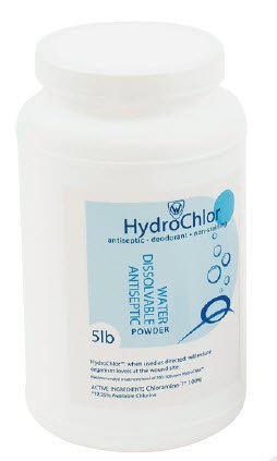 HydroChlor - Whirlpool Disinfectant Cleaner Bactericidal Manual Pour Powder 5 lbs. Bottle Scented NonSterile - 68-0250