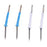 Henry Schein Tip Dermal For Electrosurgical Pencil 3/32" Blunt Stainless Steel 50/Bx - 112-7175