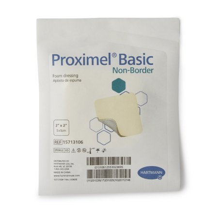 Proximel Basic Non-Border - Foam Dressing 2 X 2 Inch Square Non-Adhesive without Border Sterile - 15713106