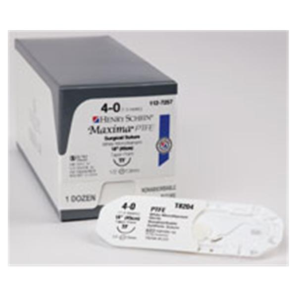 Henry Schein Suture 4-0 Polytetrafluoroethylene Tf Maxima Hsi 18" 12/Bx - 1127257