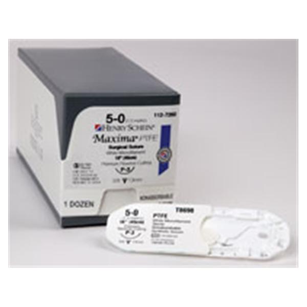 Henry Schein Suture 5-0 Polytetrafluoroethylene P-3 Maxima Hsi 18" 12/Bx - 1127260