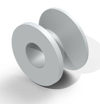 Shippert Medical Technologies Baxter Ear Ventilation Tube Beveled Bobbin 1.14 mm - VT-0608-01