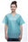 Valumax International Scrub Shirt Easy Breathe 2X-Large Teal 1 Pocket Short Sleeves Adult - 3520V-TE2XL
