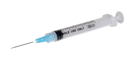 Sol-Millennium Medical SYRINGE/NDL, 3ML LL W/EXCHANGENDL 23GX1" (100/BX) - 1832310