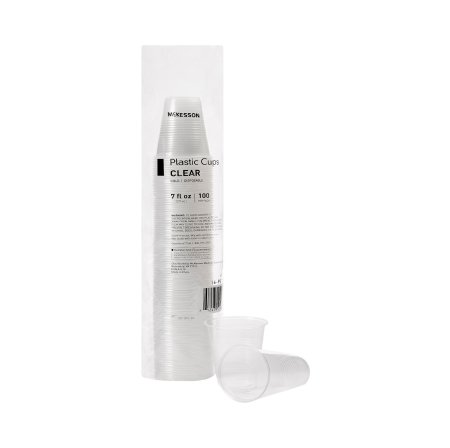 McKesson - Drinking Cup 7 oz. Clear Polypropylene Disposable - 16-PDC7