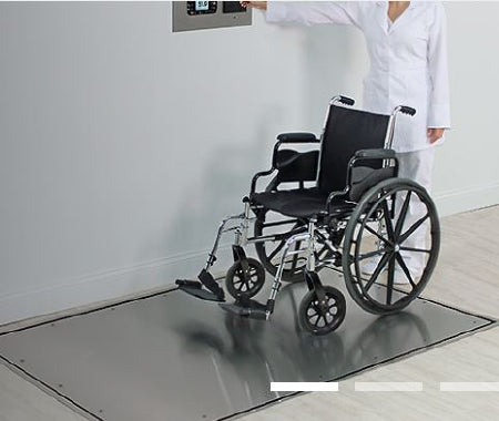 Solace Series - Floor Scale Digital Display 1000 lbs. / 474 kg Capacity Gray AC Power - ID-3636S-855RMP