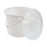 PAIL, COMMODE W/LID UNIV 