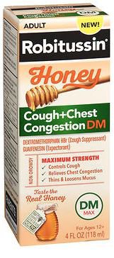 Robitussin - Cold and Cough Relief 20mg / 20mg -400mg Strength Liquid 4 oz. - 00031875612