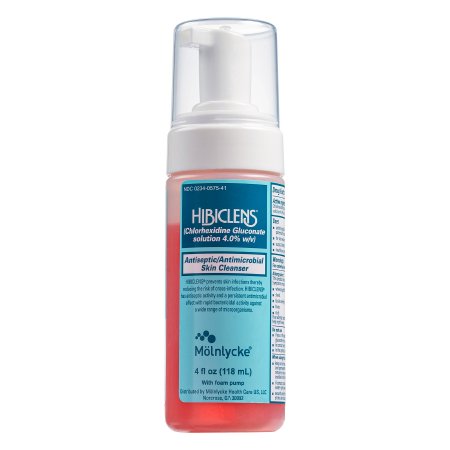 Hibiclens - Antiseptic / Antimicrobial Skin Cleanser 4 oz. Pump Bottle 4% Strength CHG (Chlorhexidine Gluconate) NonSterile - 57541