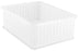 Uline - Storage Bin Clear Polypropylene 8 X 15 X 20 Inch - S-19499
