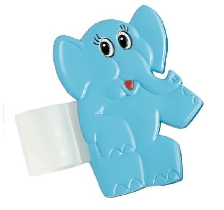 Pedia Pals - Stethoscope ID Tag (Elephant) For Pediactric Stethoscope Blue 1 X 2 Inch ABS Plastic 50 per Case - 100074