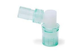 Intersurgical CONNECTOR, ELBOW DBL SWVL W/PORT/FLIP TOP CAP 7.6MM (30/CS) - 1899000