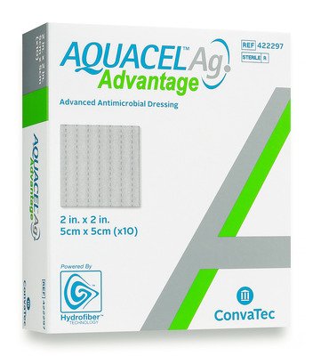 Convatec Aquacel Ag Advantage Silver Dressing 2 X 2 Inch Square Sterile - 422297