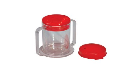 Alimed - Drinking Mug 10 oz. Clear Plastic Reusable - 83158