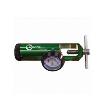 Roscoe Medical - Mini Oxygen Regulator Click-Style 0 to 15 LPM CGA-870 - RMI-15MINI