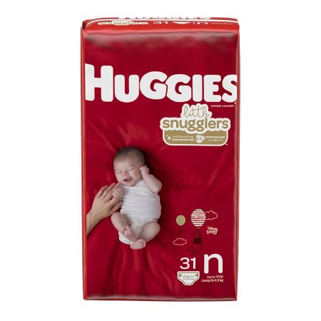 Huggies Little Snugglers - Unisex Baby Diaper Newborn Disposable Moderate Absorbency - 49694