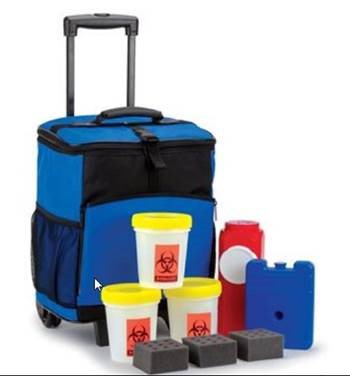 Hopkins - Roller Bag Blue / Black 9 X 13-3/4 X 16 Inch - 537635