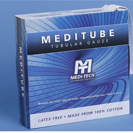 Meditube - Tubular Retainer Dressing Cotton 1 Inch X 50 Yard Size 2 White Large Finger / Toe NonSterile - MTTG320