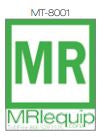 MRIequip.com LLC Pre-Printed Tape Safety Sticker MR MRlequip White 1-1/2 X 2 Inch - T-8001-10