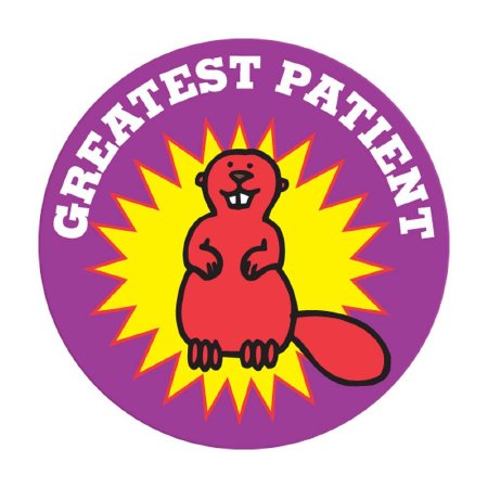 Precision Dynamics Pdc 250 Per Unit Greatest Patient Sticker - 59704178