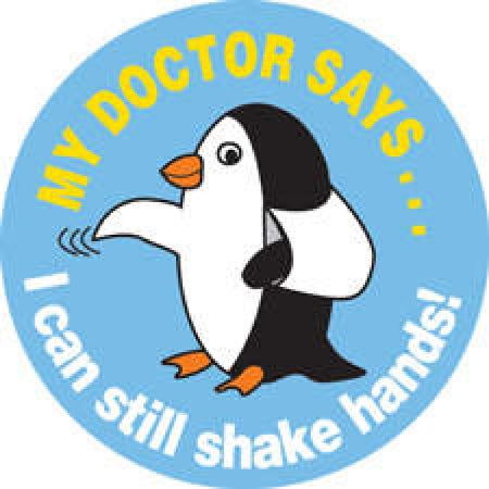 Precision Dynamics Pdc 250 Per Unit My Doctor Say I Can Still Shake Hands Sticker - 59708859