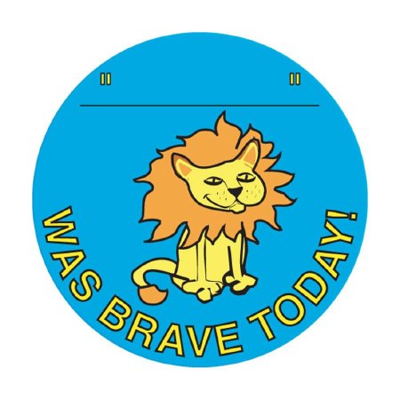 Precision Dynamics Pdc 250 Per Unit I Was Brave Today Sticker - 59708867