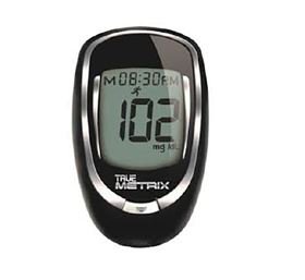 True Metrix - Blood Glucose Meter 4 Second Results Stores Up To 500 Results with Date and Time No Coding Required - RE4H01P-40