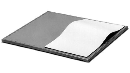 Alimed - Lead Blocker Both sides are vinyl-coated (cream color) for easy cleaning. Cream • 1 mm Thick • 1 mm Pb equivalent For Xray Rooms - 9-468